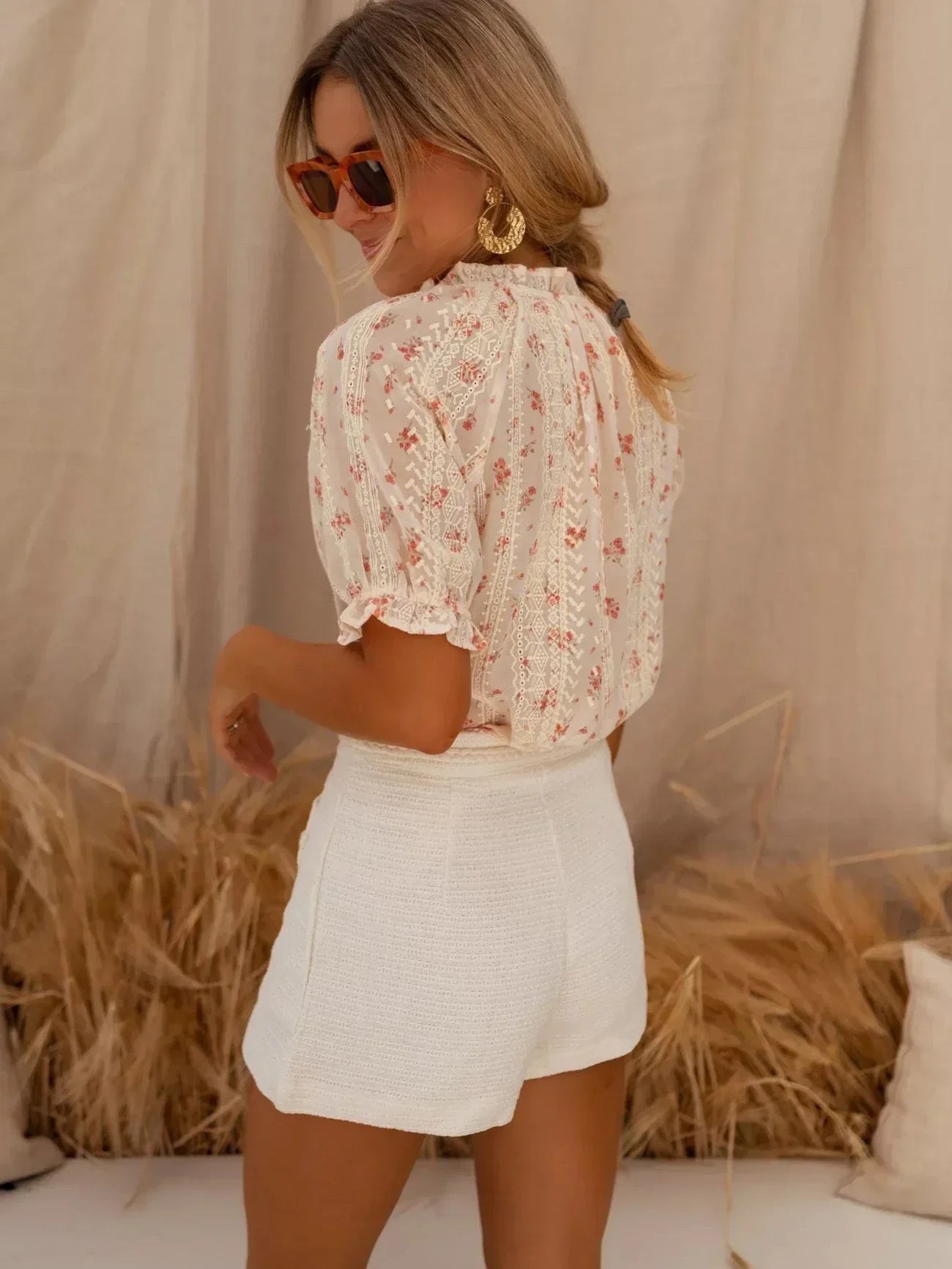 INDIA | Blusa foral de temporada