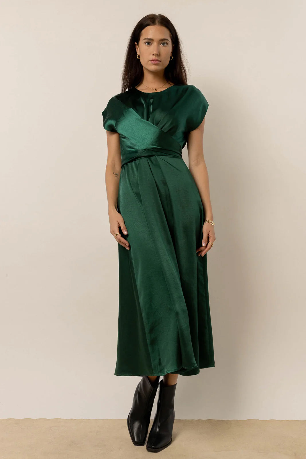 CLARINE | Vestido midi elegante