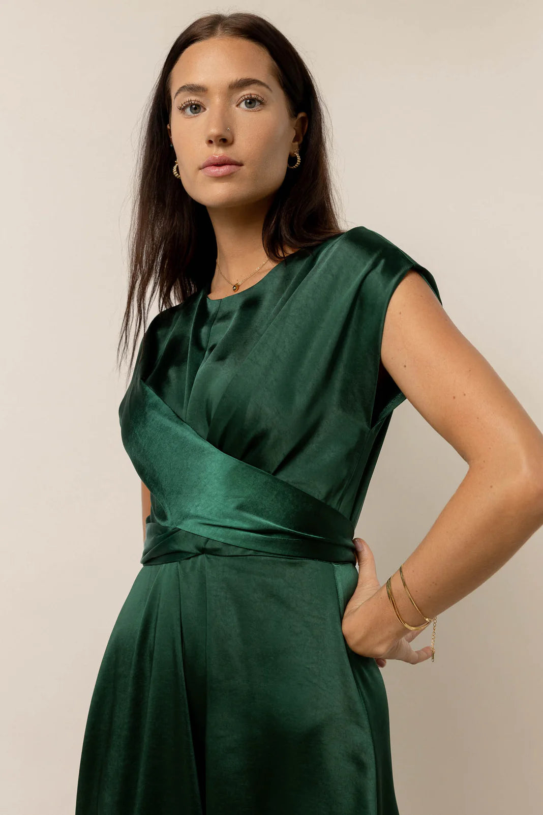 CLARINE | Vestido midi elegante