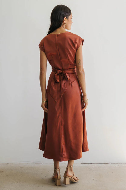 CLARINE | Vestido midi elegante