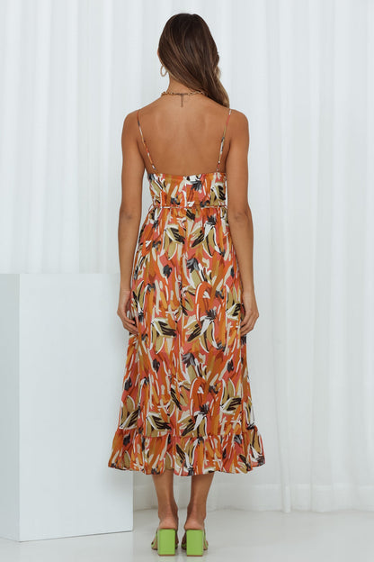 DORIA | Vestido estampado de temporada