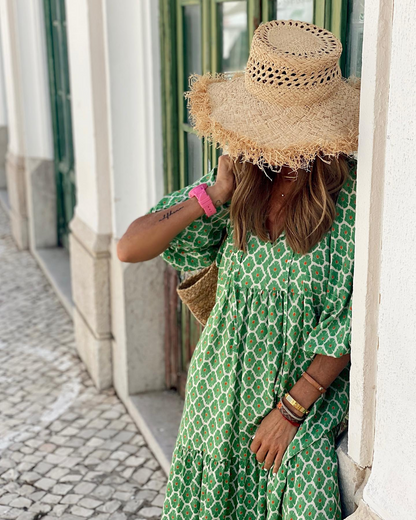 ZAIRA | Vestido estampado de temporada