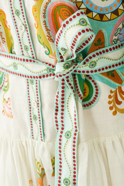 ALORA | Vestido largo estampado