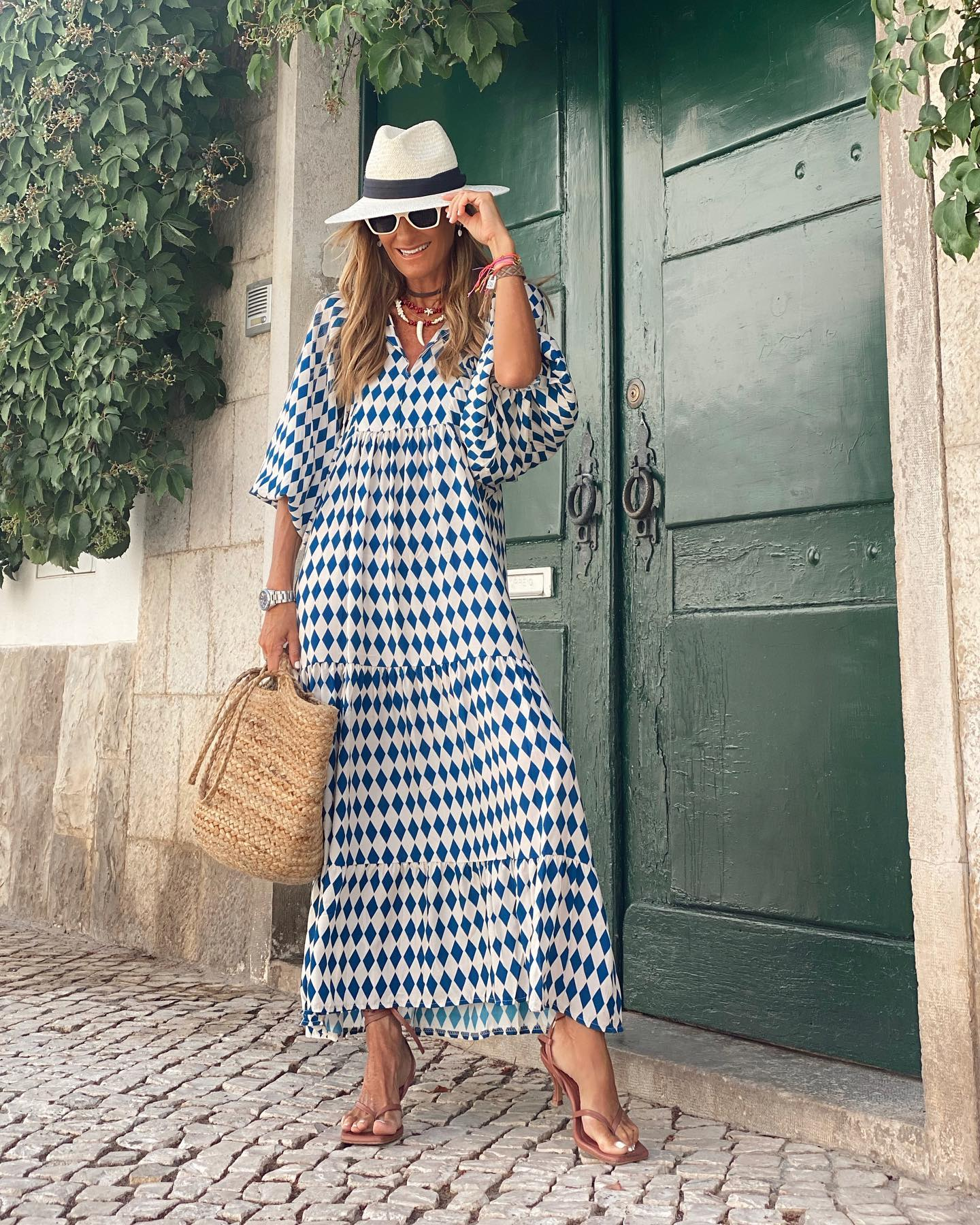ZAIRA | Vestido estampado de temporada