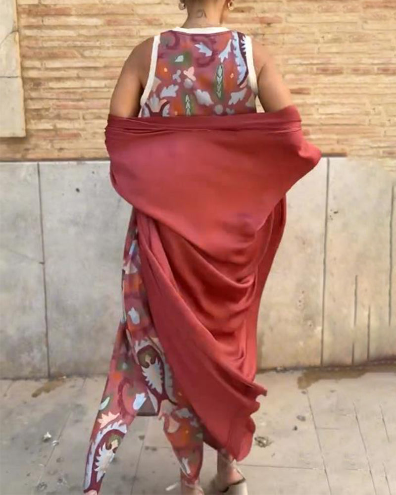 BELLA | Vestido estampado de temporada
