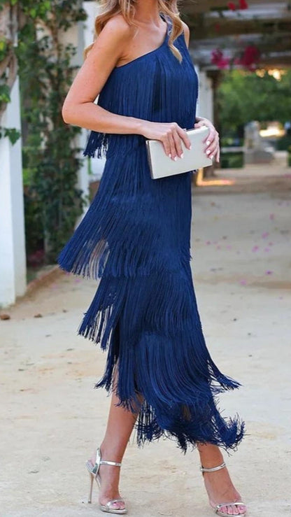 VALERIA | Vestido con flecos