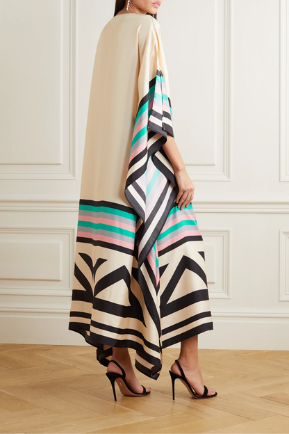 IRIS | Elegante caftán estampado