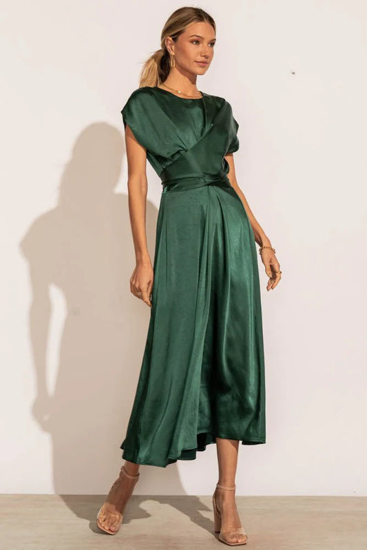 CLARINE | Vestido midi elegante