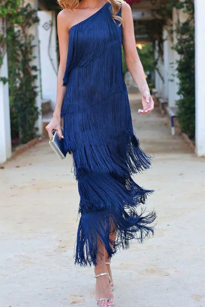 VALERIA | Vestido con flecos