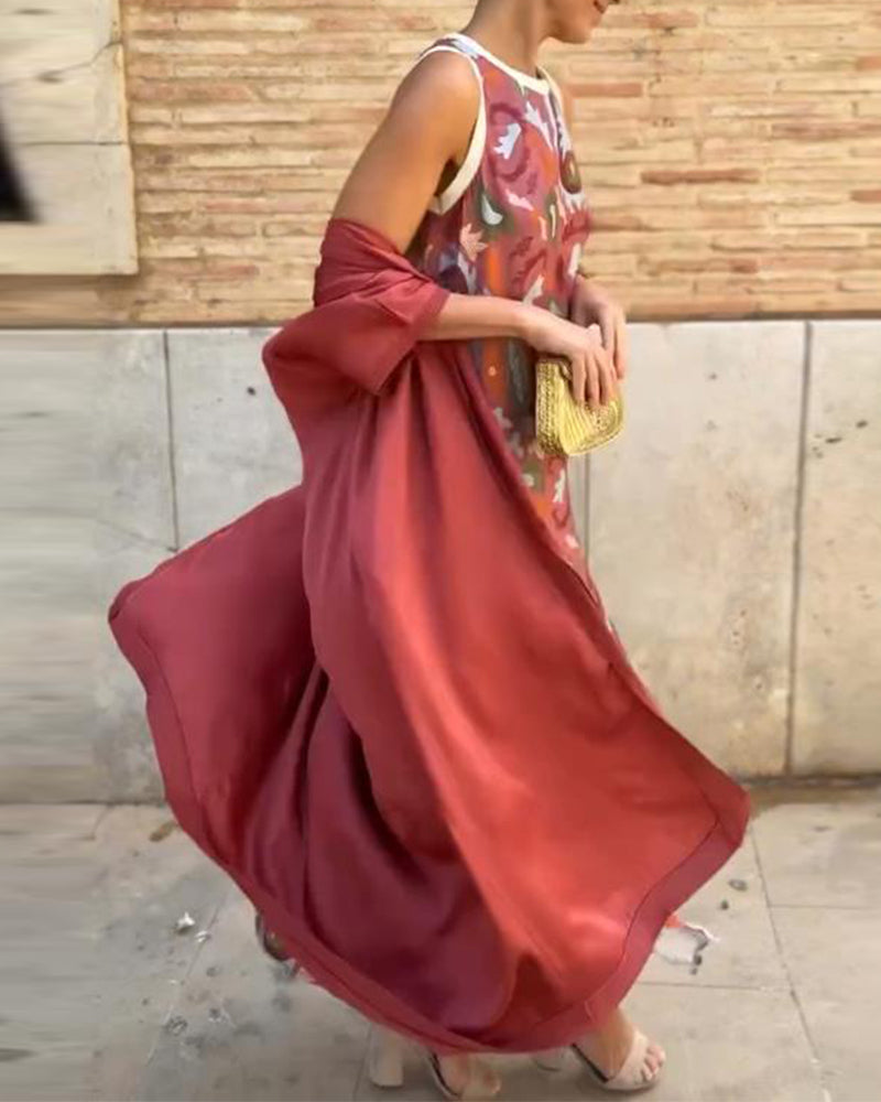 BELLA | Vestido estampado de temporada