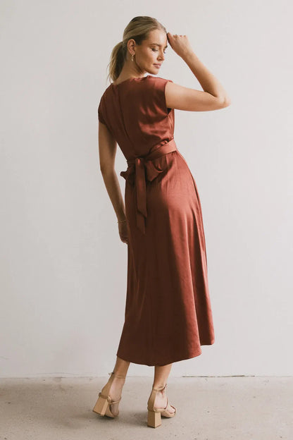 CLARINE | Vestido midi elegante