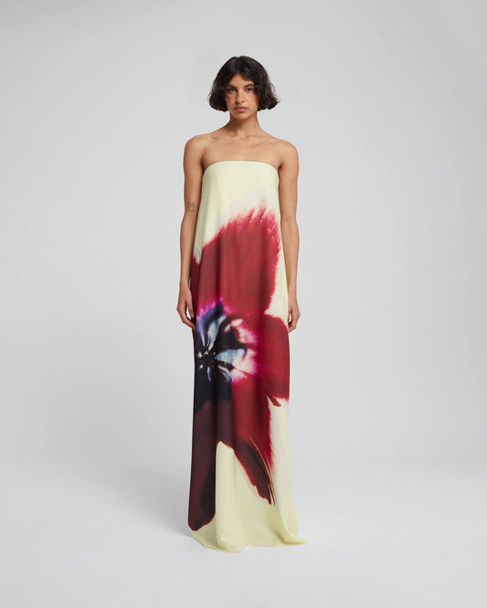 ZEN | Vestido largo estampado