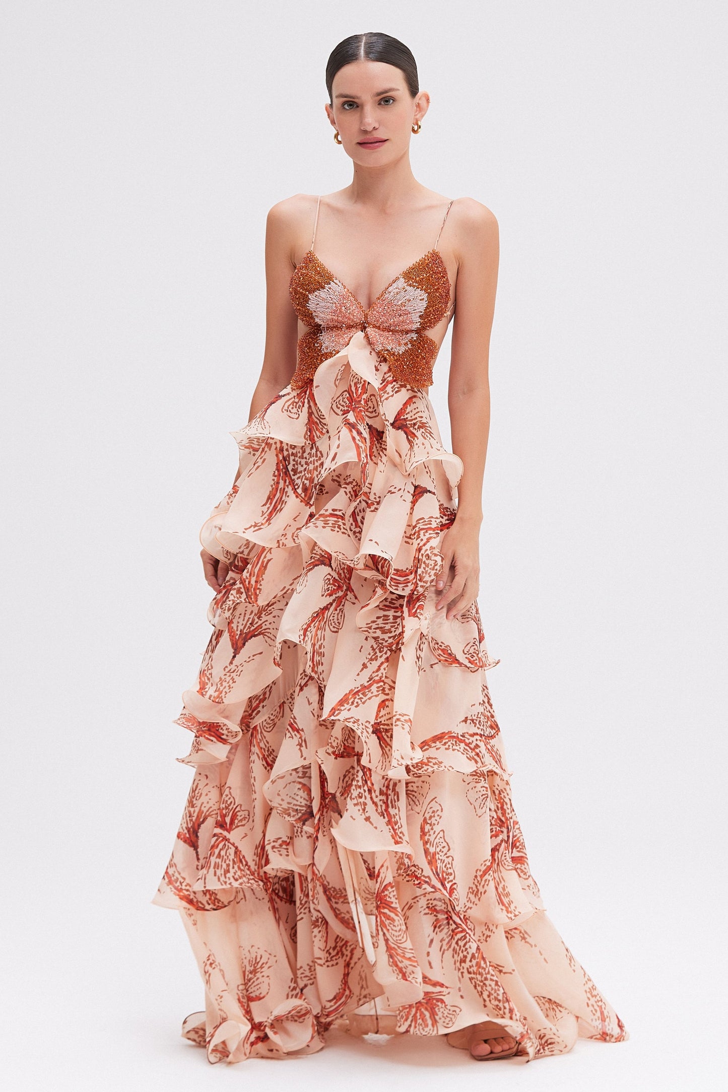 NAHIA | Vestido con Volantes