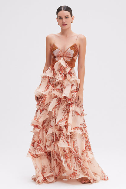 NAHIA | Vestido con Volantes