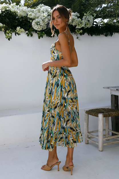 DORIA | Vestido estampado de temporada