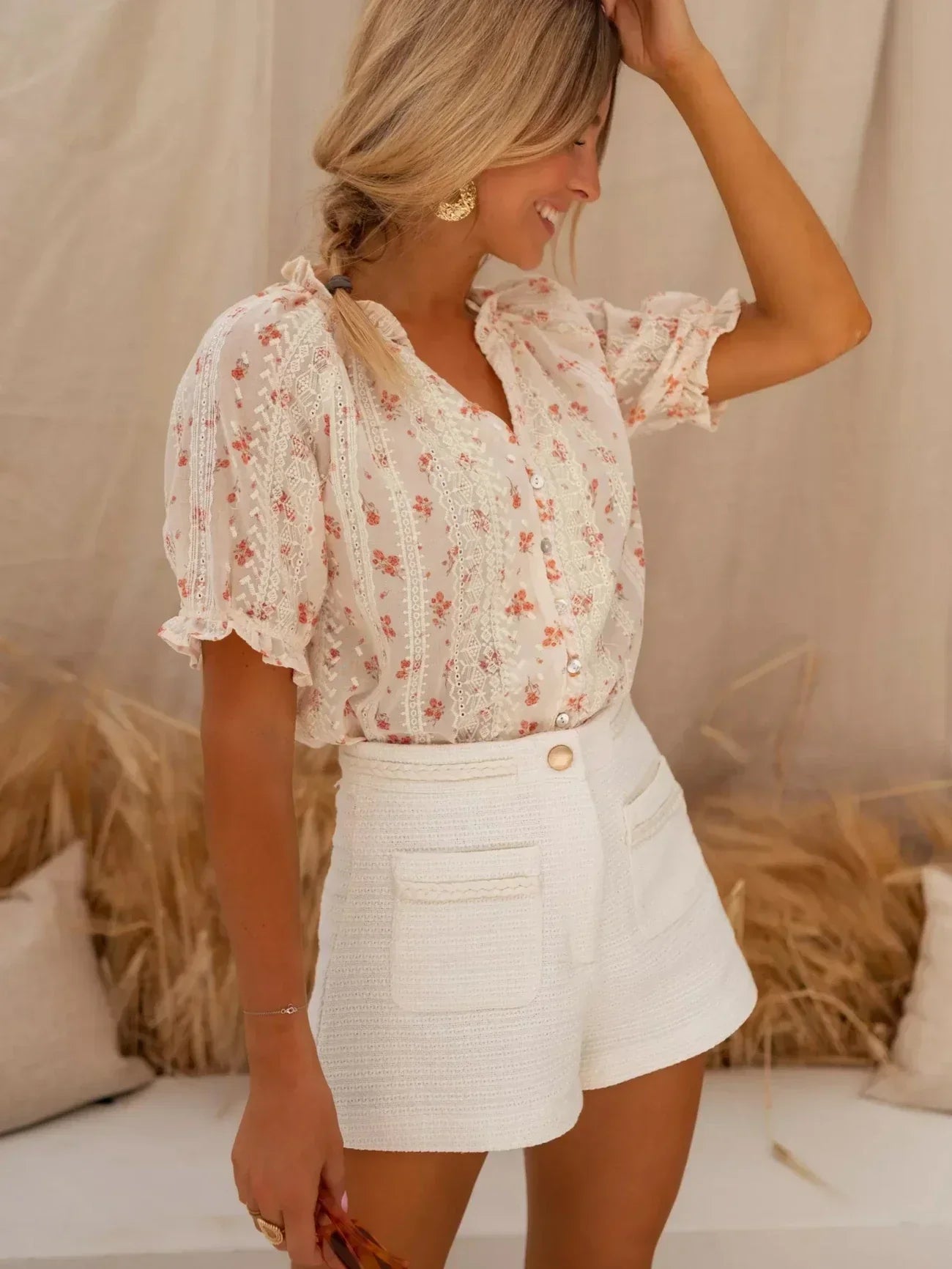 INDIA | Blusa foral de temporada