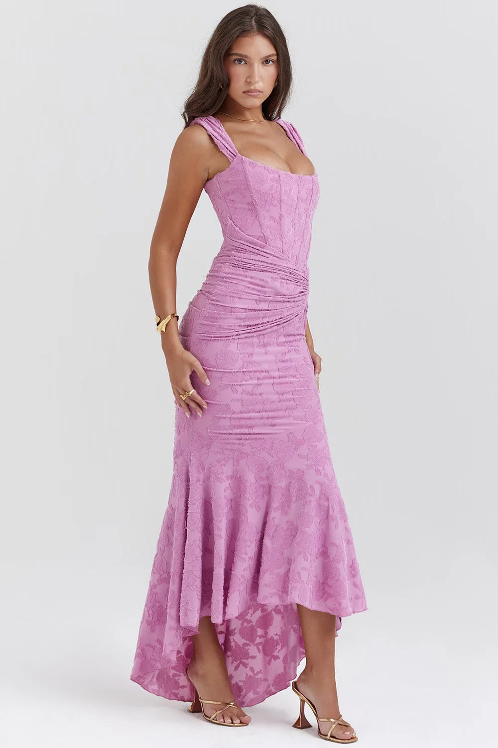 KIARA | Vestido largo con corsé sofisticado