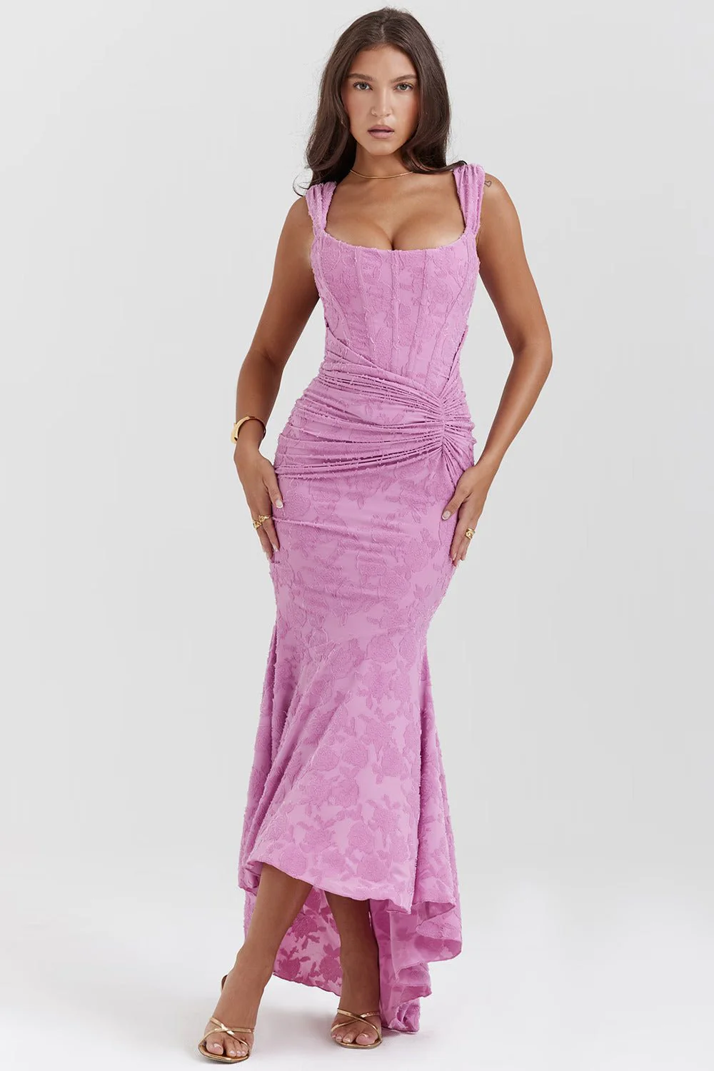 KIARA | Vestido largo con corsé sofisticado