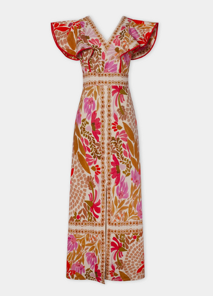 SEVILLA | Vestido maxi estampado