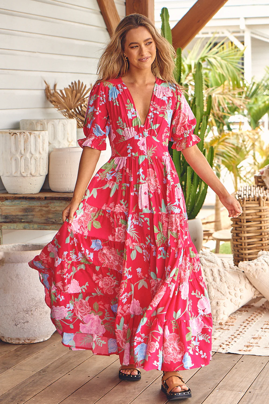 CARINA | Vestido estampado de temporada