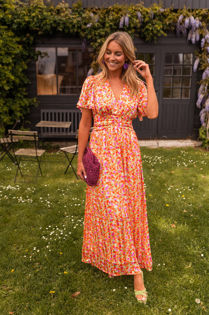 PAULINA | Vestido largo floral