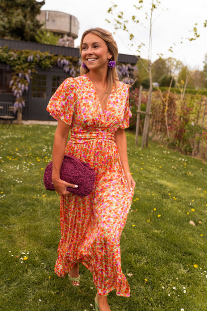 PAULINA | Vestido largo floral