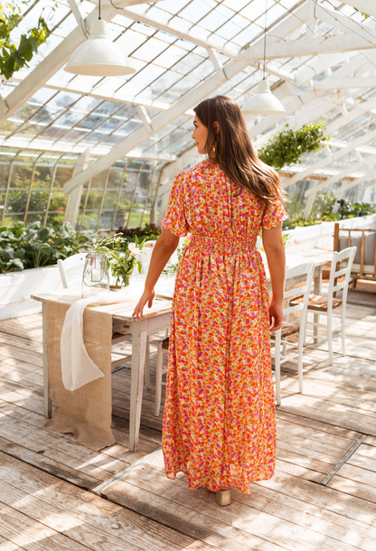 PAULINA | Vestido largo floral