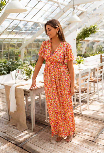 PAULINA | Vestido largo floral
